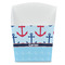 Anchors & Waves French Fry Favor Box - Front View