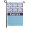 Anchors & Waves Small Garden Flag - Double Sided w/ Name or Text
