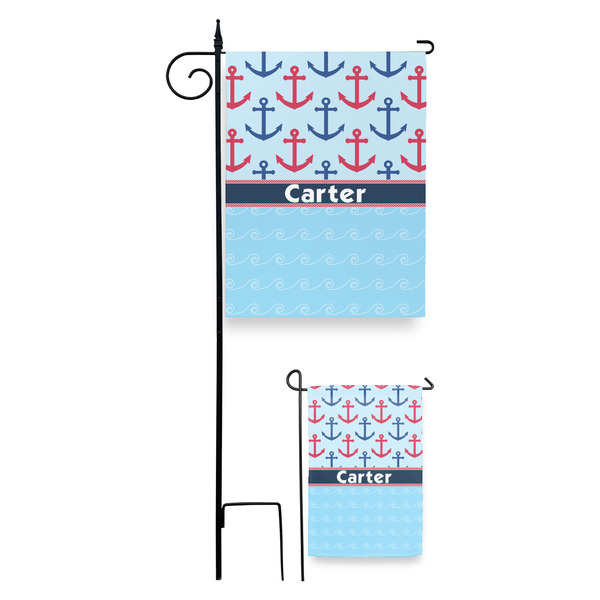 Anchors & Waves Garden Flag - PARENT/MAIN