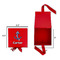 Anchors & Waves Gift Boxes with Magnetic Lid - Red - Open & Closed