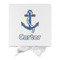 Anchors & Waves Gift Boxes with Magnetic Lid - White - Approval
