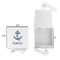 Anchors & Waves Gift Boxes with Magnetic Lid - White - Open & Closed