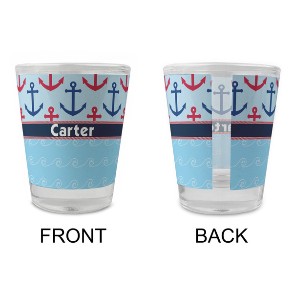 Anchors & Waves Glass Shot Glass - Standard - APPROVAL