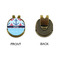 Anchors & Waves Golf Ball Hat Clip Marker - Apvl - GOLD