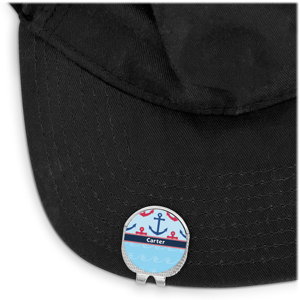 Anchors & Waves Golf Ball Marker Hat Clip - Main