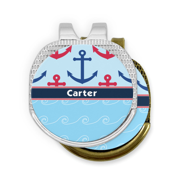 Anchors & Waves Golf Ball Marker Hat Clip - PARENT/MAIN