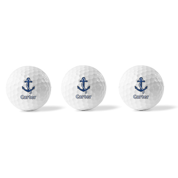 Anchors & Waves Golf Balls - Generic - Set of 3 - APPROVAL