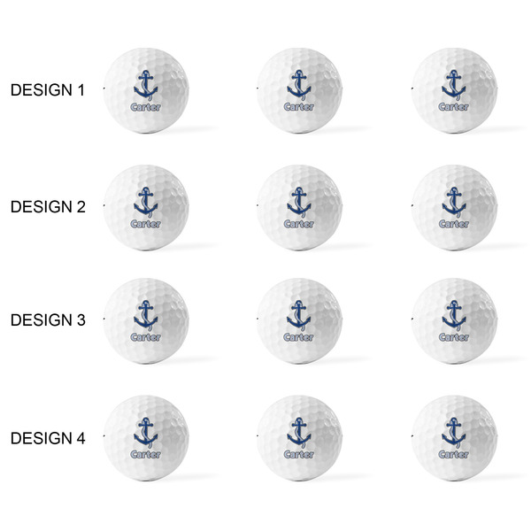 Anchors & Waves Golf Balls - Titleist - Set of 12 - APPROVAL