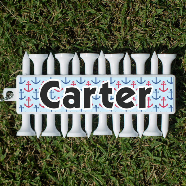 Custom Anchors & Waves Golf Tees & Ball Markers Set (Personalized)