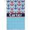 Anchors & Waves Golf Towel (Personalized) - APPROVAL (Small Full Print)