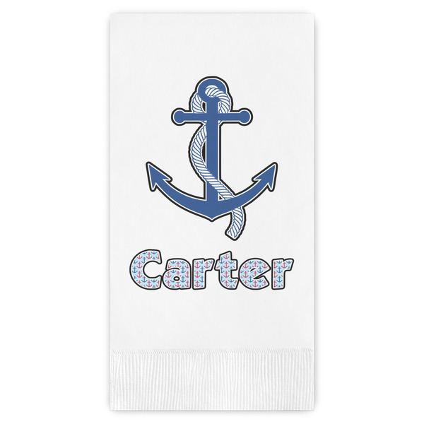 Custom Anchors & Waves Guest Towels - Full Color (Personalized)
