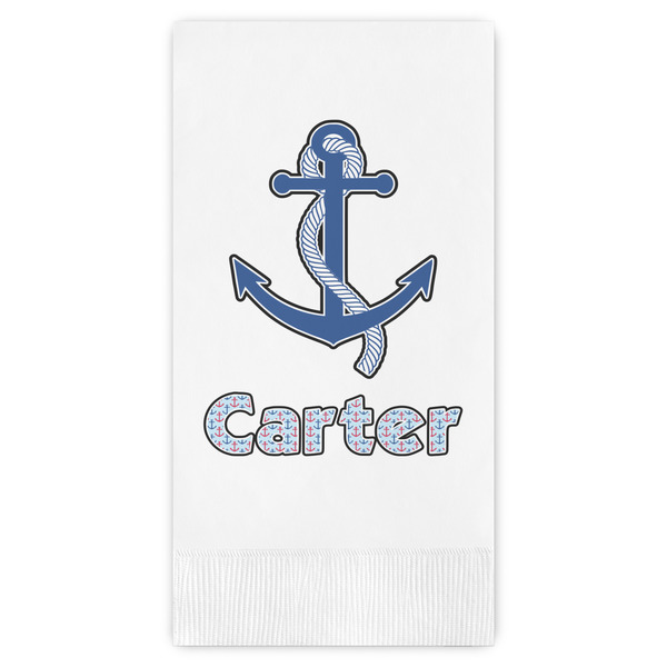 Custom Anchors & Waves Guest Paper Towels - Full Color (Personalized)