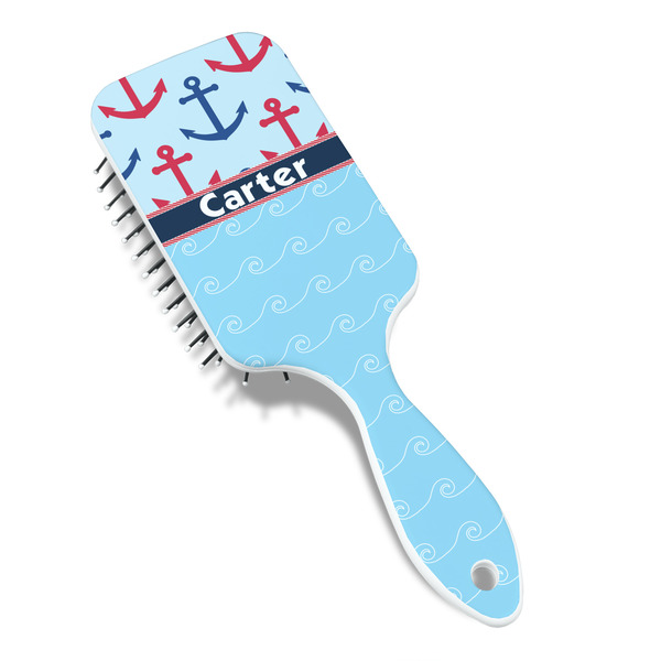 Anchors & Waves Hair Brush - Angle View