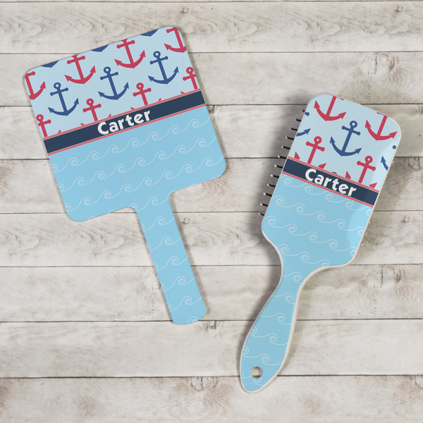 Anchors & Waves Hand Mirrors - In Context