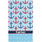 Anchors & Waves Hand Towel (Personalized)