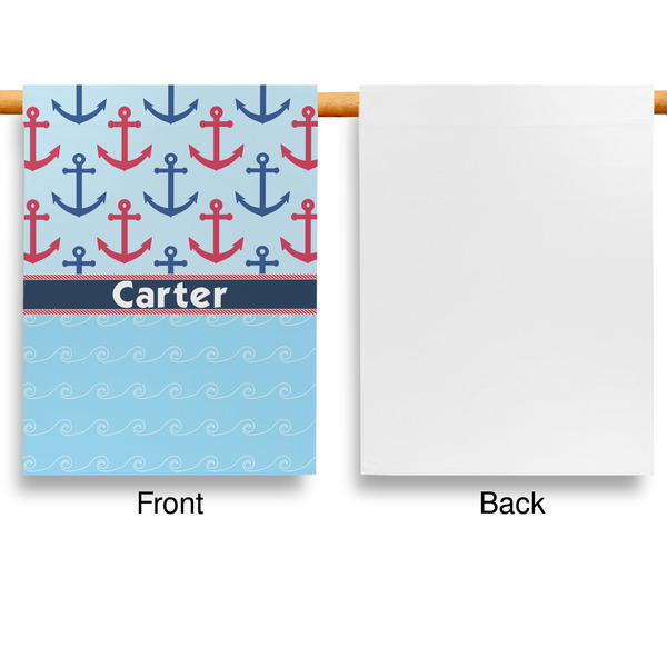 Anchors & Waves House Flags - Single Sided - APPROVAL