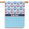 Anchors & Waves 28" House Flag - Single Sided (Personalized)
