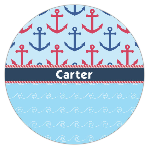 Anchors & Waves Icing Circle - Small - Single