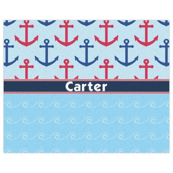 Anchors & Waves Indoor / Outdoor Rug - 8'x10' - Front Flat