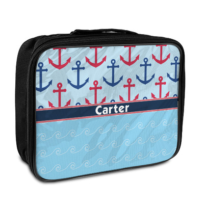 Anchors & Waves Insulated Lunch Bag (Personalized)