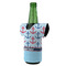 Anchors & Waves Jersey Bottle Cooler - ANGLE (on bottle)