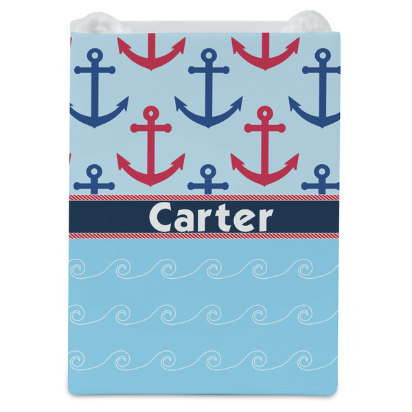 Anchors & Waves Jewelry Gift Bag - Matte - Front