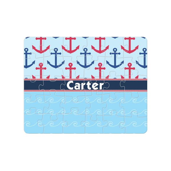 Custom Anchors & Waves Jigsaw Puzzles (Personalized)