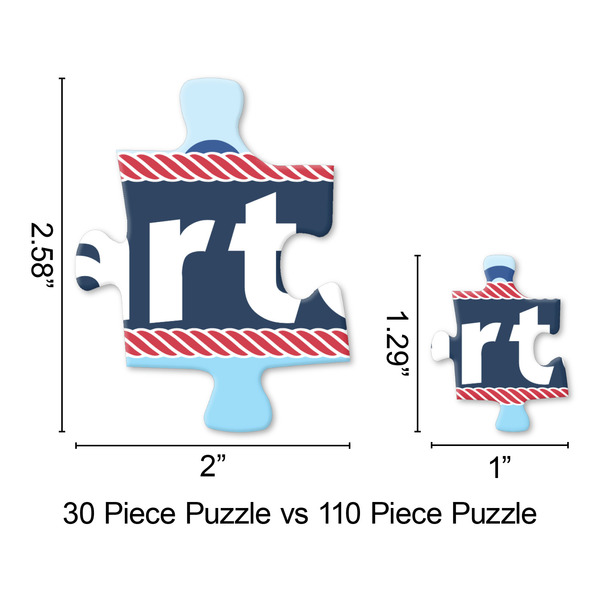 Anchors & Waves Jigsaw Puzzle - Piece Comparison