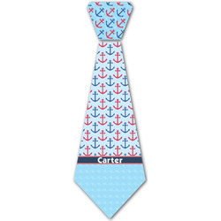 Anchors & Waves Iron On Tie - 4 Sizes w/ Name or Text