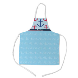 Anchors & Waves Kid's Apron - Medium (Personalized)