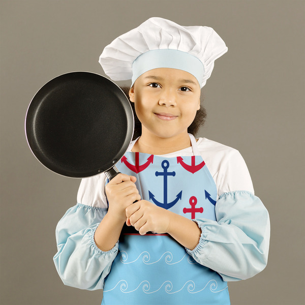Anchors & Waves Kid's Aprons - Medium - Lifestyle