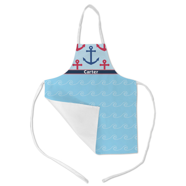Anchors & Waves Kid's Aprons - Medium - Main (med/lrg)