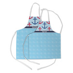 Anchors & Waves Kid's Apron w/ Name or Text