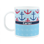 Anchors & Waves Plastic Kids Mug (Personalized)
