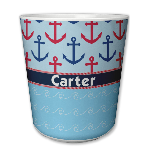 Custom Anchors & Waves Plastic Tumbler 6oz (Personalized)