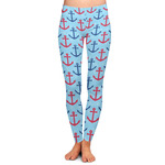 Anchors & Waves Ladies Leggings - Extra Small