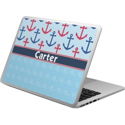 Anchors & Waves Laptop Skin - Custom Sized (Personalized)