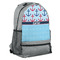 Anchors & Waves Large Backpack - Gray - Angled View