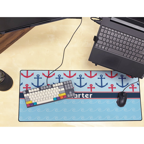 Anchors & Waves Large Gaming Mats - LIFESTYLE
