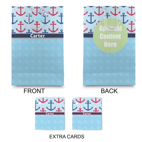 Anchors & Waves Large Gift Bag - Approval