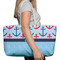 Anchors & Waves Large Rope Tote Bag - In Context View