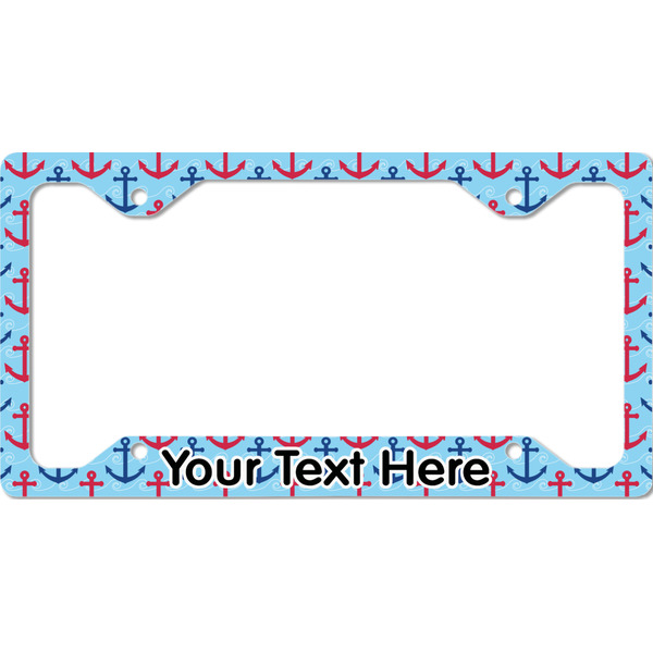 Anchors & Waves License Plate Frame - Style C