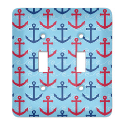 Anchors & Waves Light Switch Cover (2 Toggle Plate)