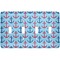 Anchors & Waves Light Switch Cover (4 Toggle Plate)