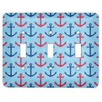 Anchors & Waves Light Switch Cover (3 Toggle Plate)
