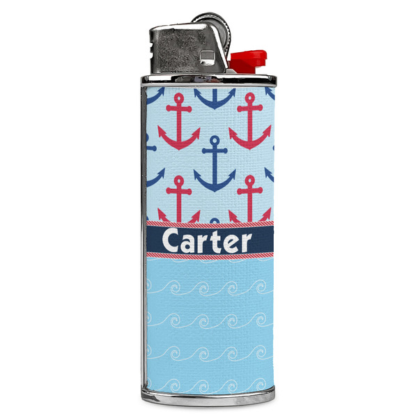 Custom Anchors & Waves Case for BIC Lighters (Personalized)