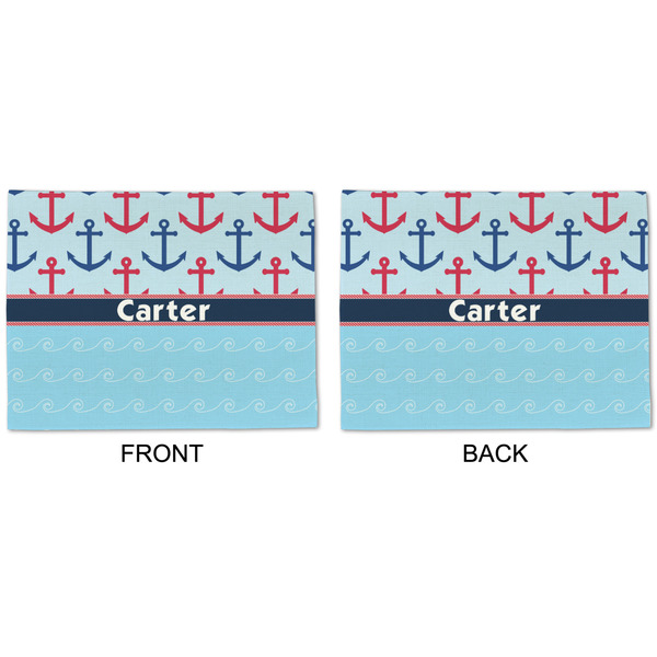Anchors & Waves Linen Placemat - APPROVAL (double sided)