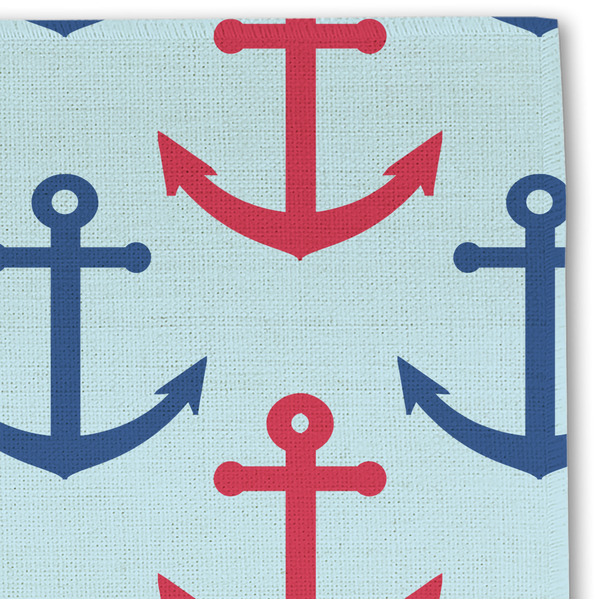 Anchors & Waves Linen Placemat - DETAIL