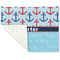 Anchors & Waves Linen Placemat - Folded Corner (single side)
