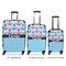 Anchors & Waves Luggage Bags all sizes - With Handle